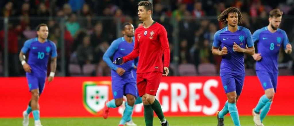 Video: Cristiano Ronaldo se llevó mimos a pesar de la derrota