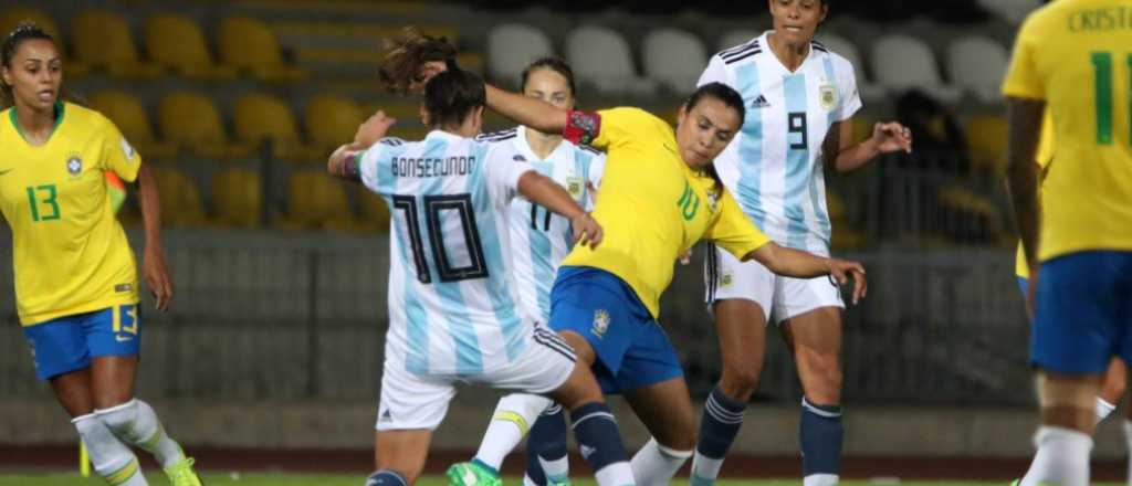 Argentina cayó ante Brasil en el debut de la Copa América femenina