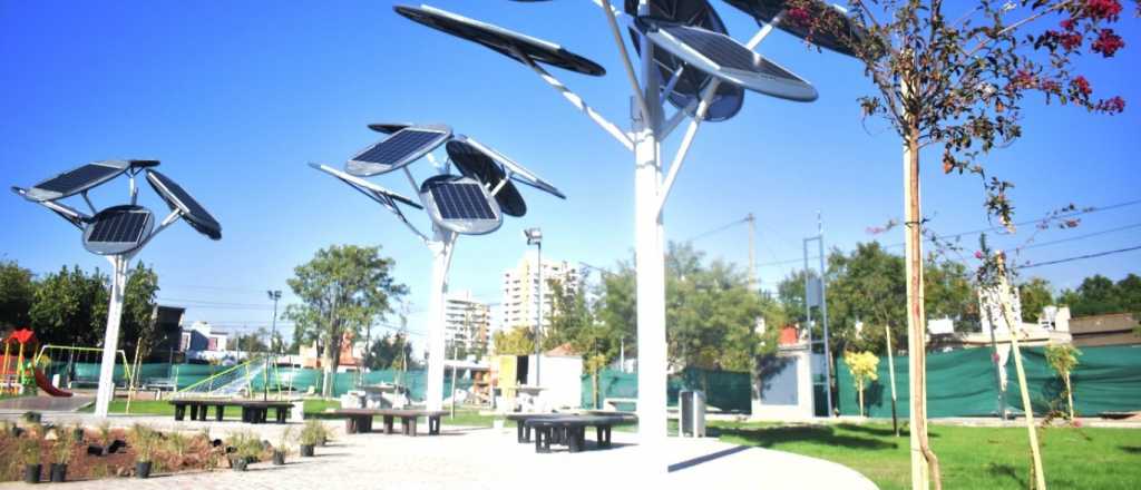 Godoy Cruz tiene la primera plaza solar del país
