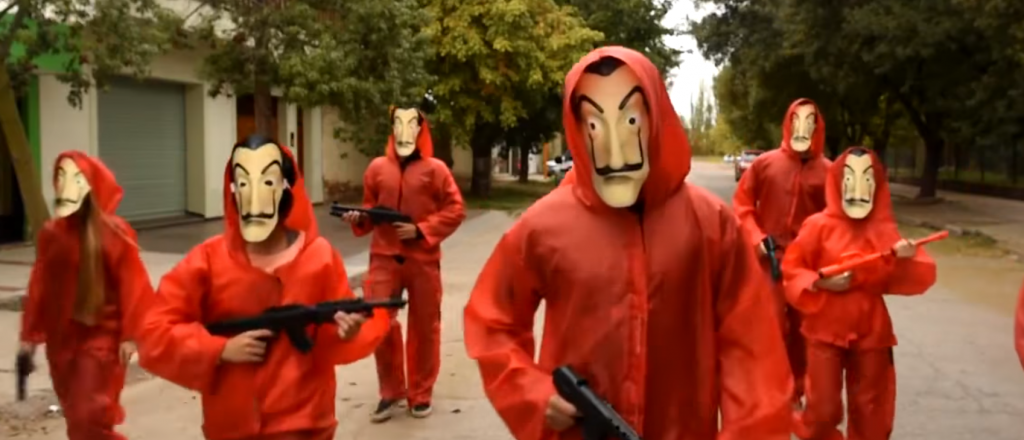 La genial parodia de "La Casa de Papel" que hicieron alumnos de Rivadavia