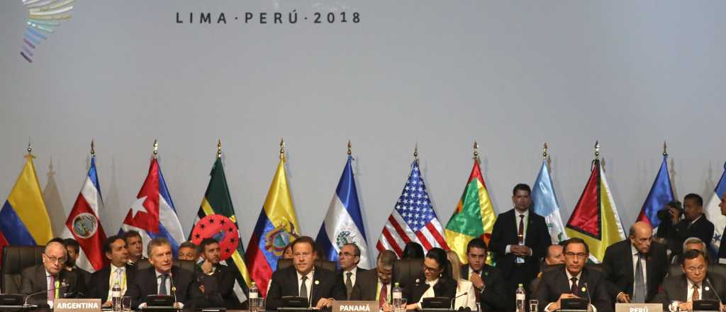 La Cumbre de las Américas condenó a Maduro por la crisis en Venezuela
