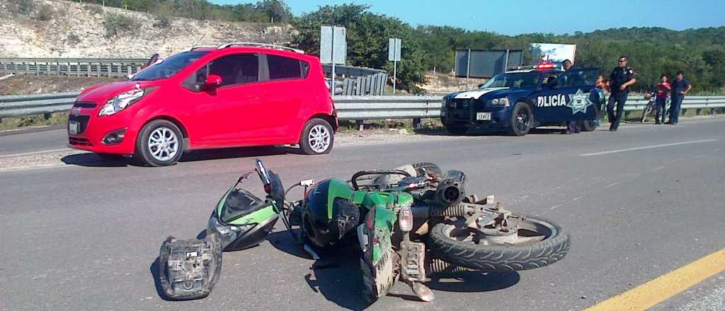 En Mendoza hay más accidentes en motos pero con menos muertes
