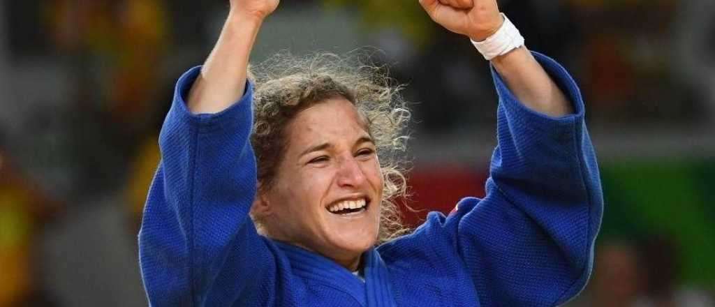 La judoca Paula Pareto ganó su tercera medalla mundialista