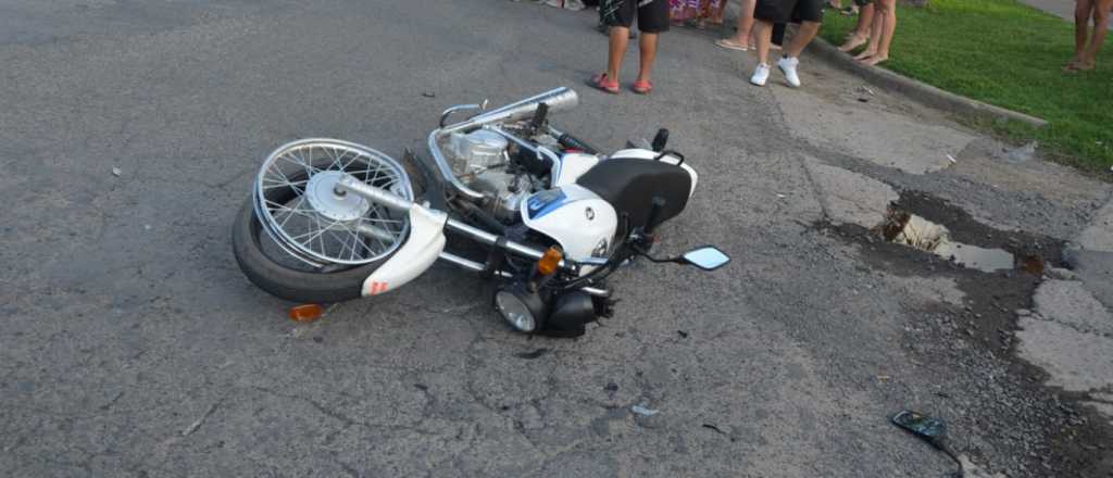Murió un motociclistas tras chocar en Maipú