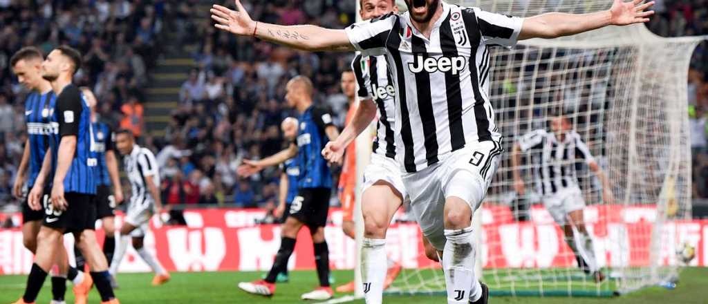En un partido de locos, Juventus gan&oacute; sobre el final gracias a Higua&iacute;n