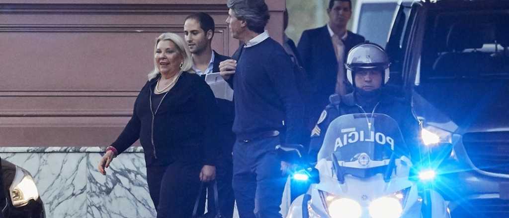 Carri&oacute; dijo que fue a Casa Rosada para "llevar tranquilidad a la Argentina"