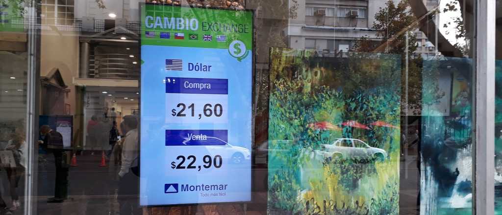 En Mendoza, no hay locura por el dólar este lunes