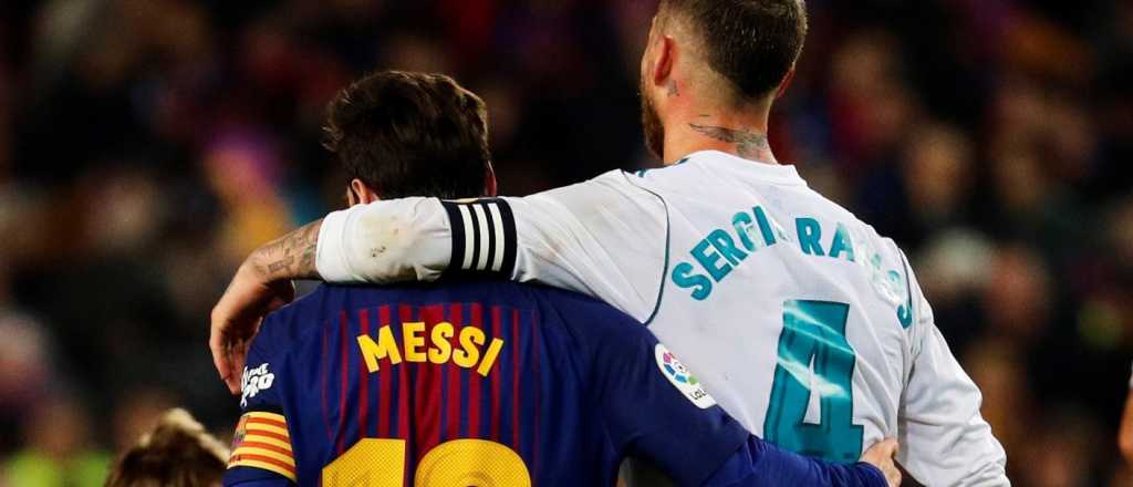 Ramos, el archinémesis de Messi, le dio la bienvenida al PSG