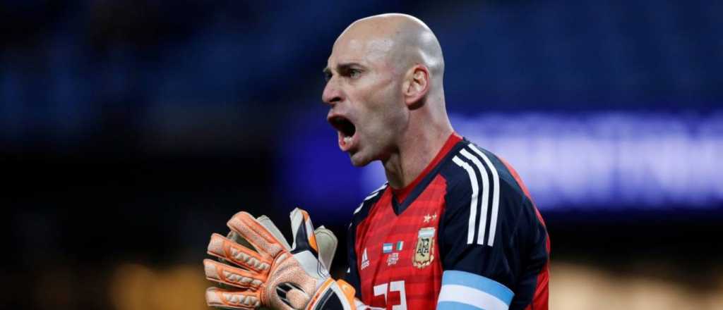 Willy Caballero: "Se la vamos a poner difícil a Sampaoli"