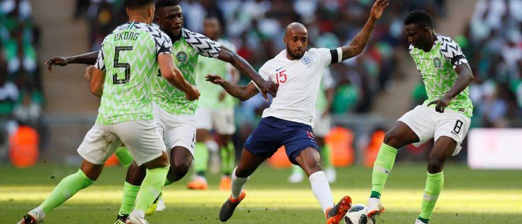 Nigeria, rival de Argentina en el Mundial, cayó ante Inglaterra
