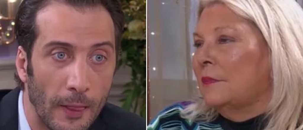 El actor Luciano Cáceres enfrentó a Carrió por tratar de golpistas a los actores