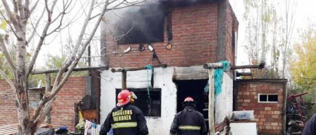 Un nene de 11 años está grave por un incendio en San Rafael