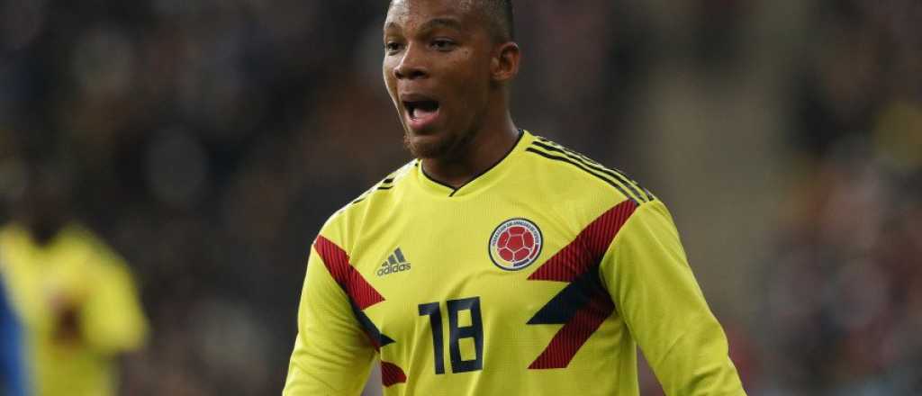 El colombiano Fabra se rompi&oacute; los ligamentos y se perder&aacute; el Mundial
