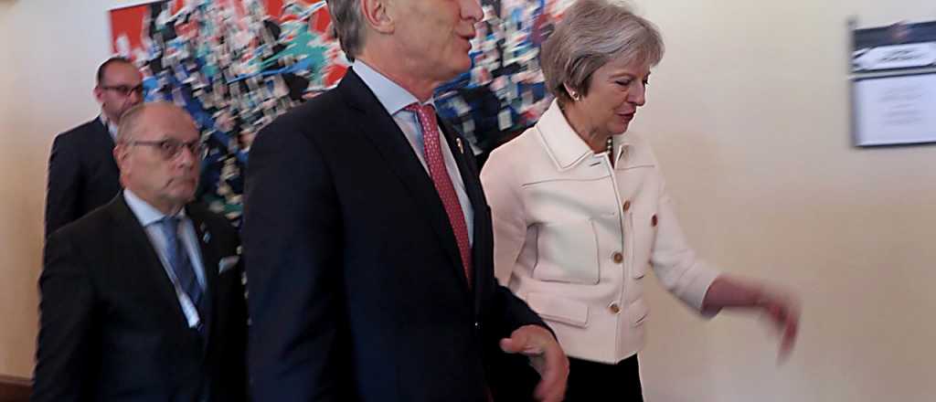 Macri se reuni&oacute; con Merkel y Theresa May en la cumbre del G7