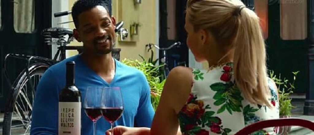 En su &uacute;ltima pel&iacute;cula, Will Smith toma Malbec mendocino