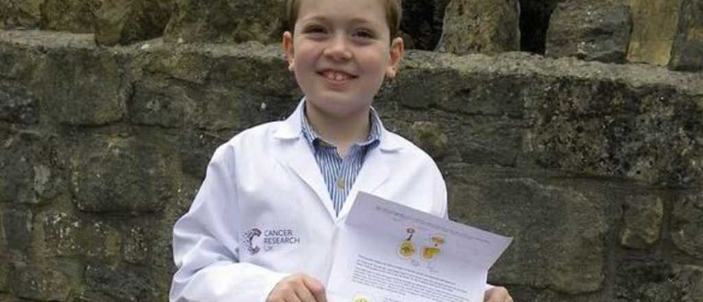Nene de 8 años dejó boquiabierto al mundo con su propuesta de combatir el cáncer