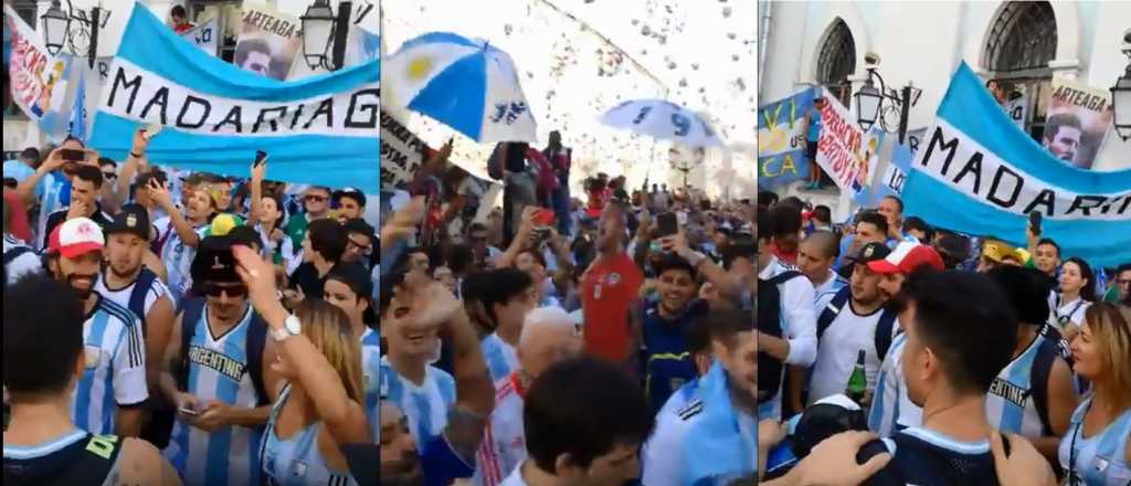Video: hinchas argentinos en Rusia contra Macri y el precio del dólar