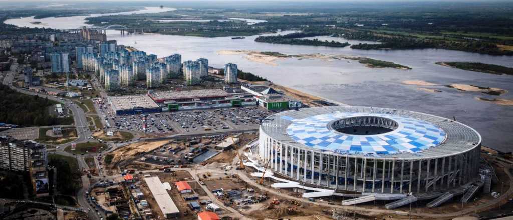 El Nizhny N&oacute;vgorod, el estadio celeste y blanco donde jugar&aacute; Argentina
