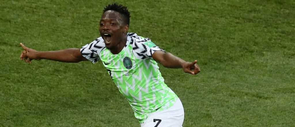 El goleador de Nigeria: "No me resulta difícil marcarle a Argentina"
