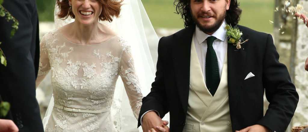 Game of Thrones: la rom&aacute;ntica boda de Kit Harington y Rose Leslie
