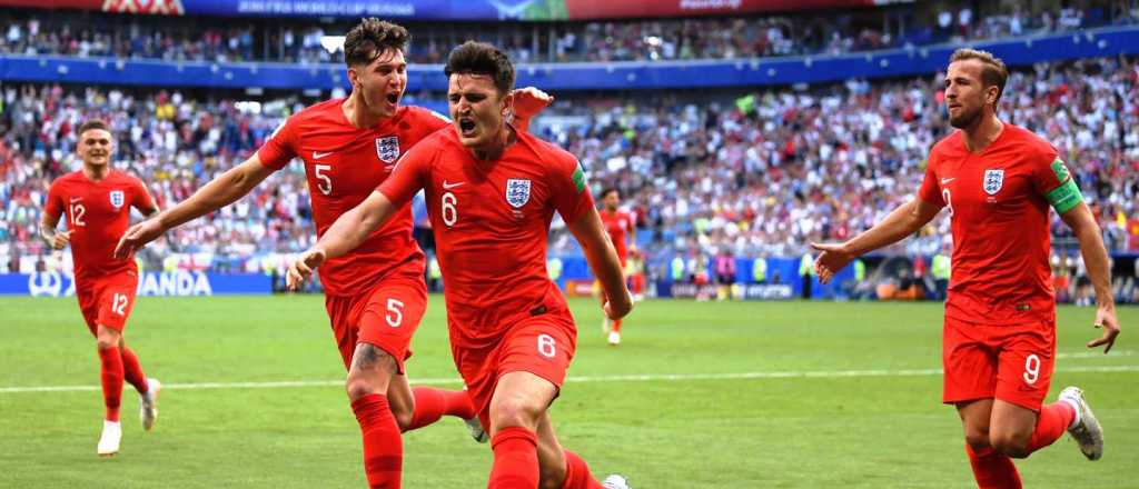 Inglaterra a semis: le gan&oacute; a Suecia gracias a su "fuerza a&eacute;rea"