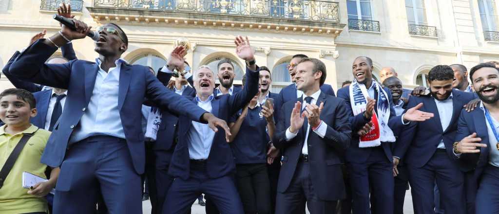 Video: el plantel de Francia le dedicó una canción a Messi