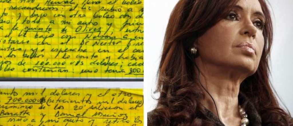 Los cuadernos de Centeno complican más a CFK