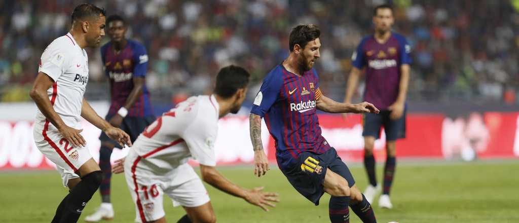 Barcelona venció a Sevilla y ganó la Supercopa de España