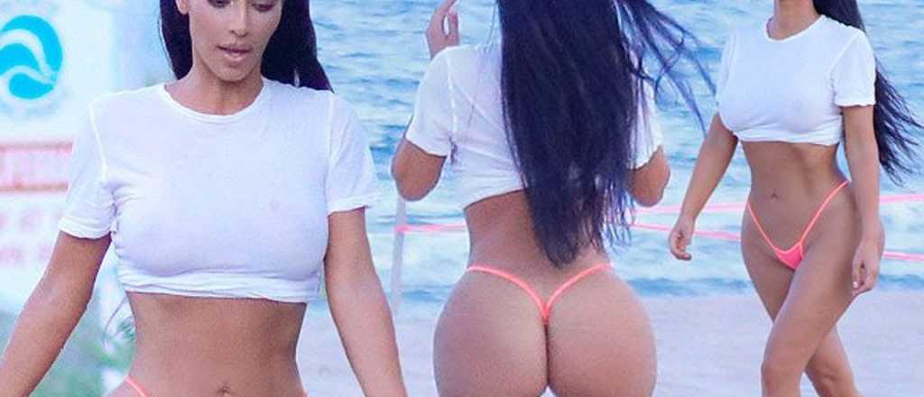 Kim Kardashian, entangadísima en Miami