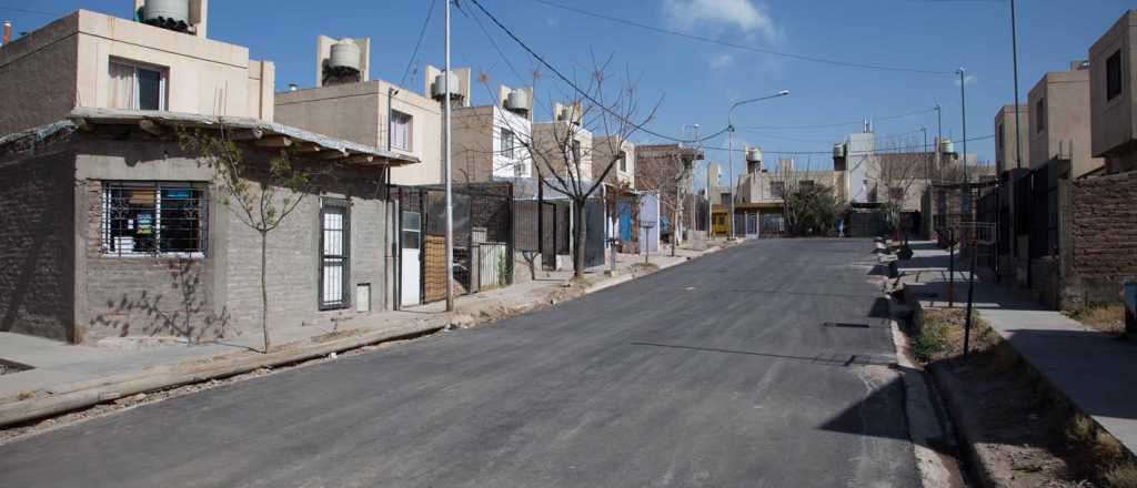 Ya no quedan calles de tierra en el barrio San Martín