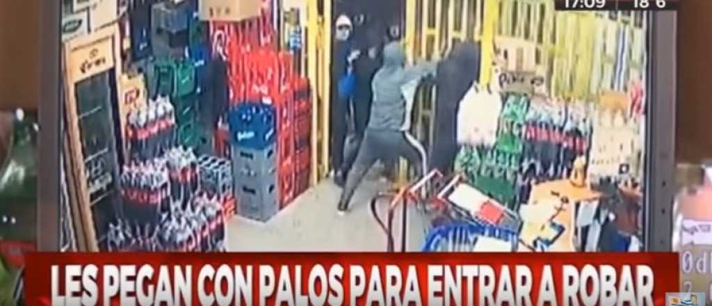 Video: intento de saqueo en un supermercado de Capital Federal