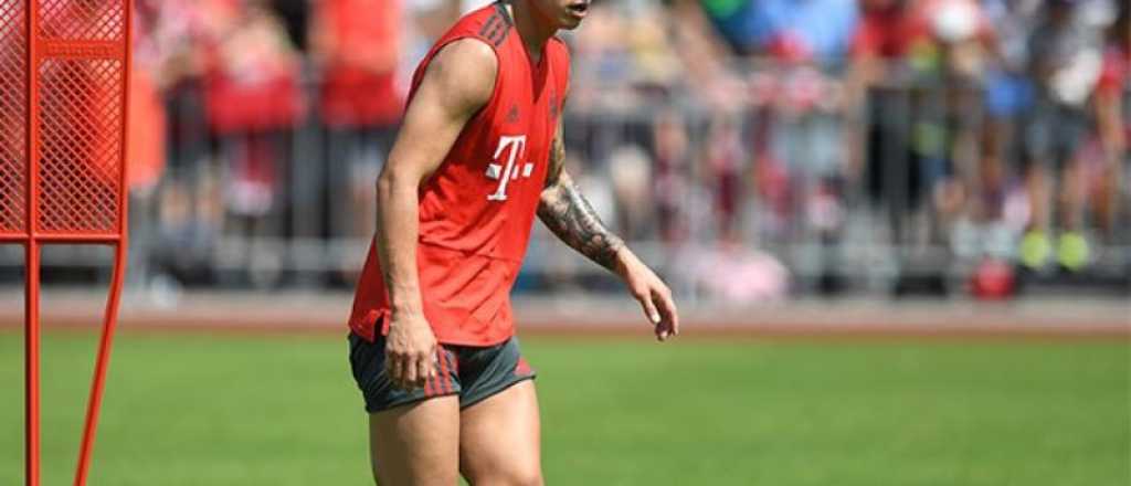 Video: el golazo de James en el entrenamiento del Bayern Münich