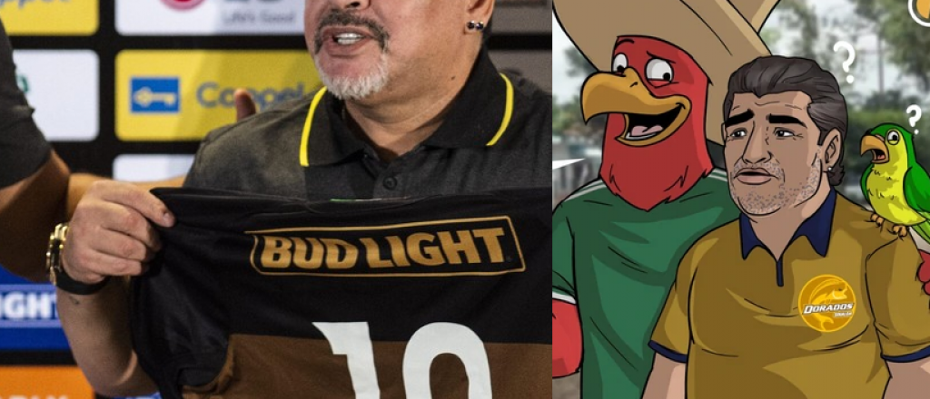 En M&eacute;xico publicaron bromas sobre el problema de Diego con las drogas