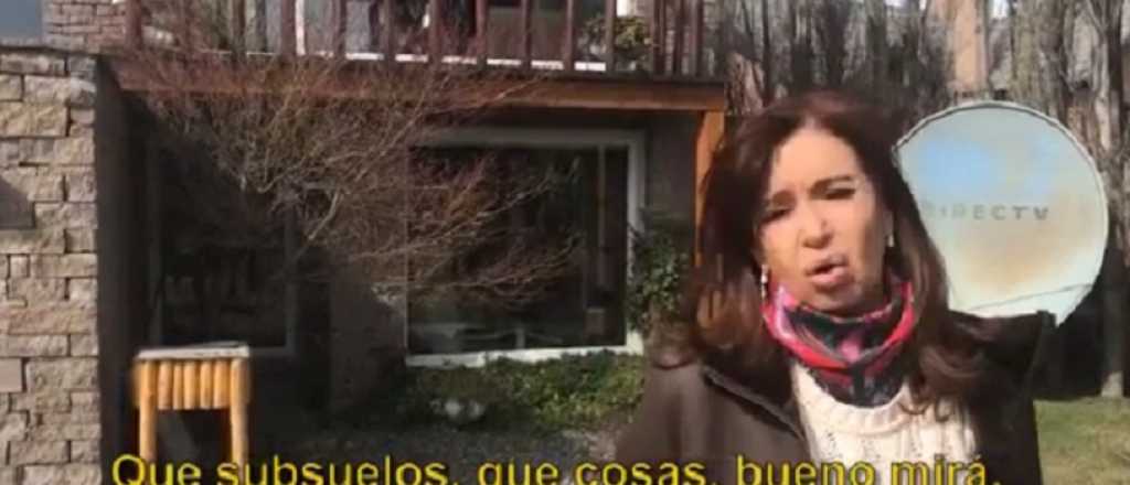 Video: furiosa, Cristina denuncia robos durante el allanamiento de Bonadio