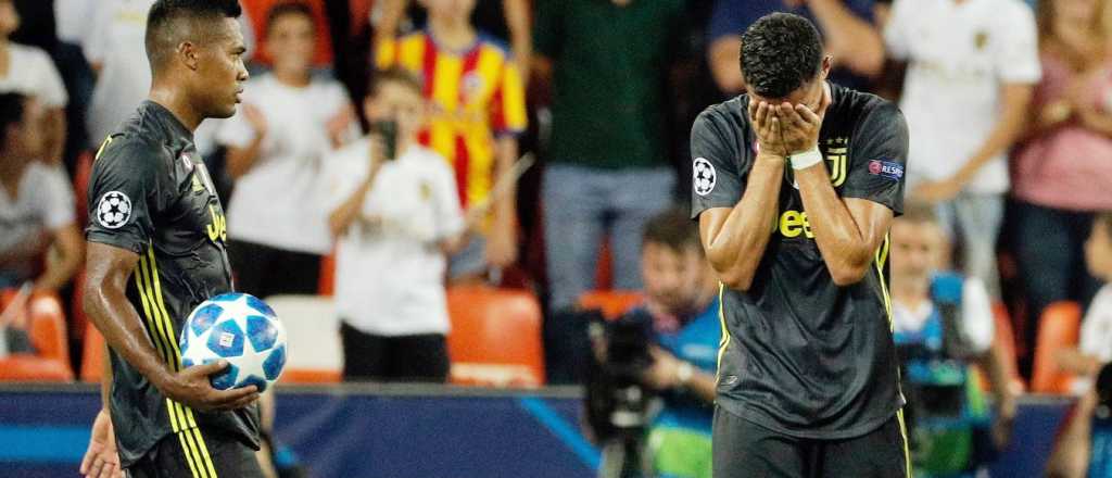 Champions League: expulsaron mal a Cristiano y dejó la cancha llorando