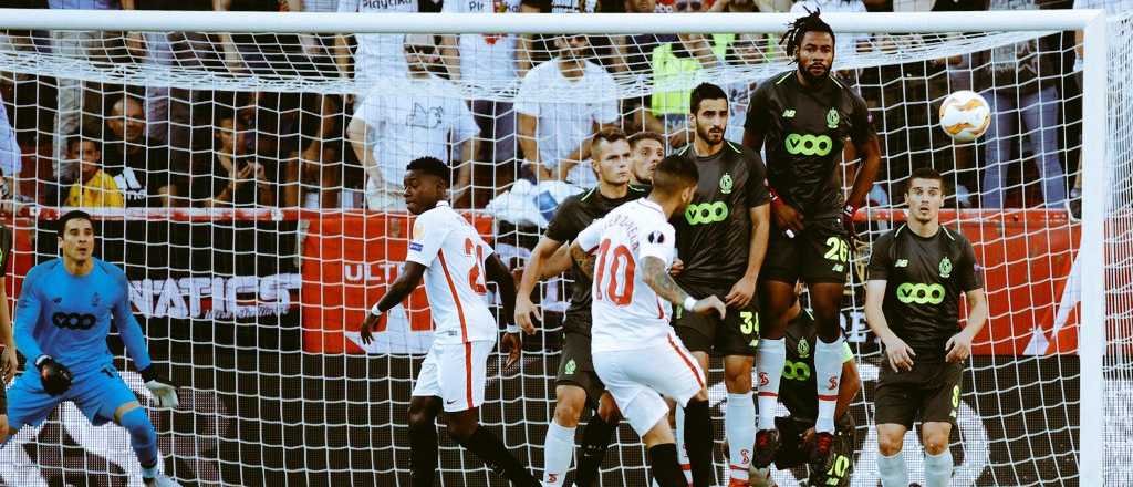Europa League: Sevilla aplastó a su rival con tres goles argentinos