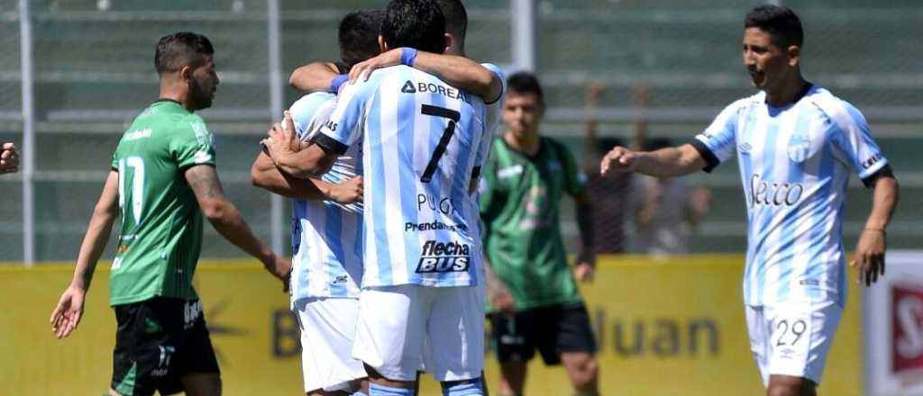 Video: Atlético Tucumán ganó en San Juan y se trepó a la cima del torneo