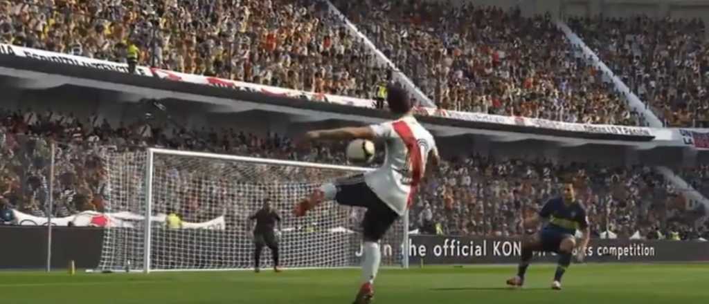 Superclásico: recrearon el golazo del Pity Martínez en la PlayStation
