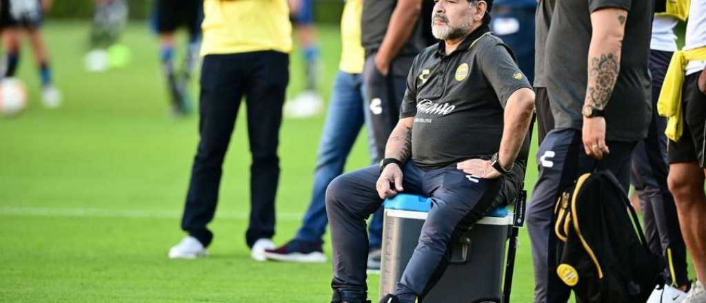 Maradona picante en la conferencia tras la eliminación en Copa México 