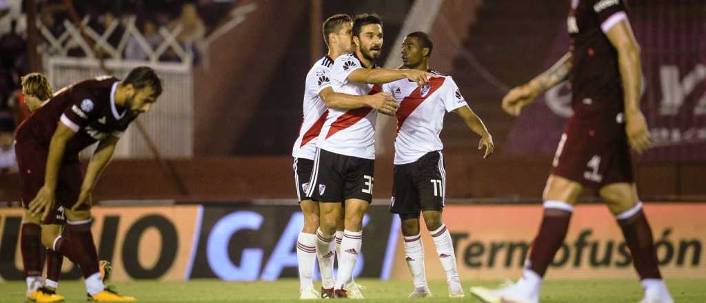 River estir&oacute; su buen momento y aplast&oacute; a Lan&uacute;s de visitante