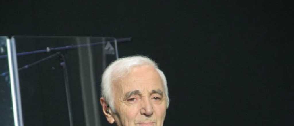 Muri&oacute; a los 94 a&ntilde;os el cantante franc&eacute;s Charles Aznavour