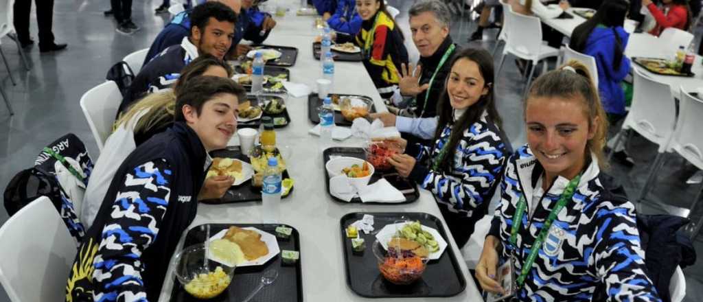 Macri almorzó con los mendocinos medallistas 