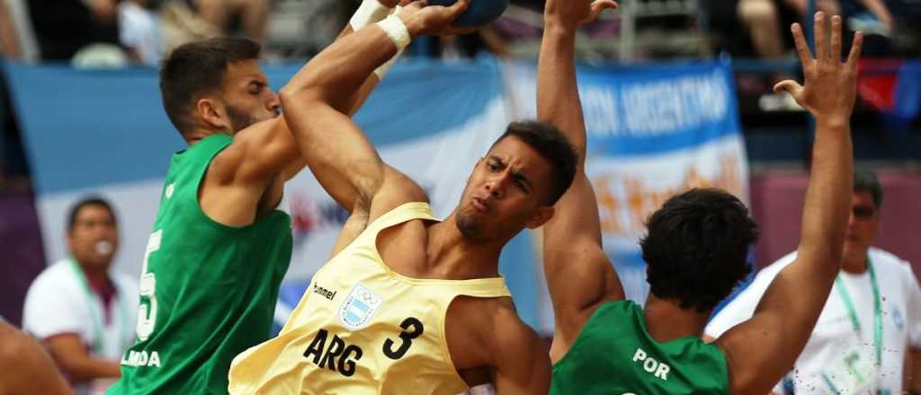Argentina cayó en las Semis de beach handball y buscará el bronce