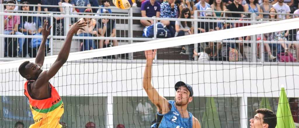 Amieva super&oacute; a Ghana y clasific&oacute; a octavos de final de voley playa