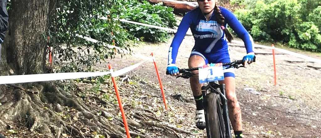 La sanrafaelina Camila Samsó debutó en ciclismo con un undécimo puesto
