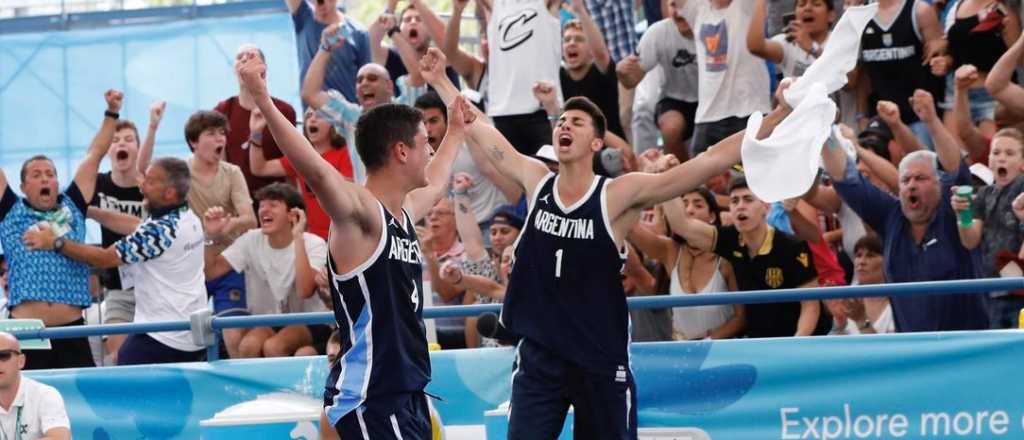 Argentina gan&oacute; el oro en b&aacute;squet masculino 3x3 