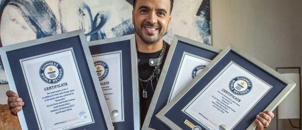 "Despacito" de Luis Fonsi consigui&oacute; siete r&eacute;cords Guinness