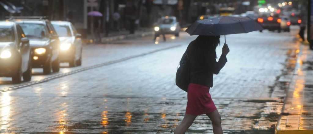 El tiempo en Mendoza: llueve y baja la temperatura abruptamente