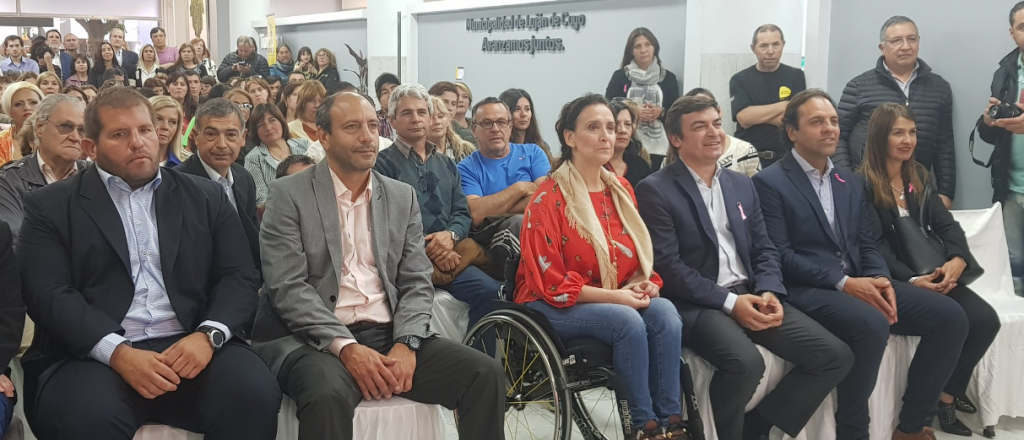 Michetti vino a hacer campa&ntilde;a por De Marchi