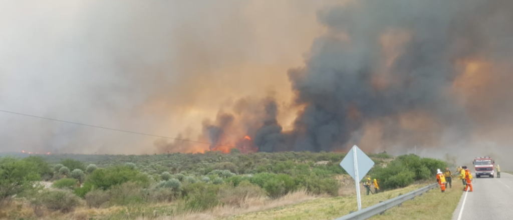 Continúan los incendios en la provincia de San Luis